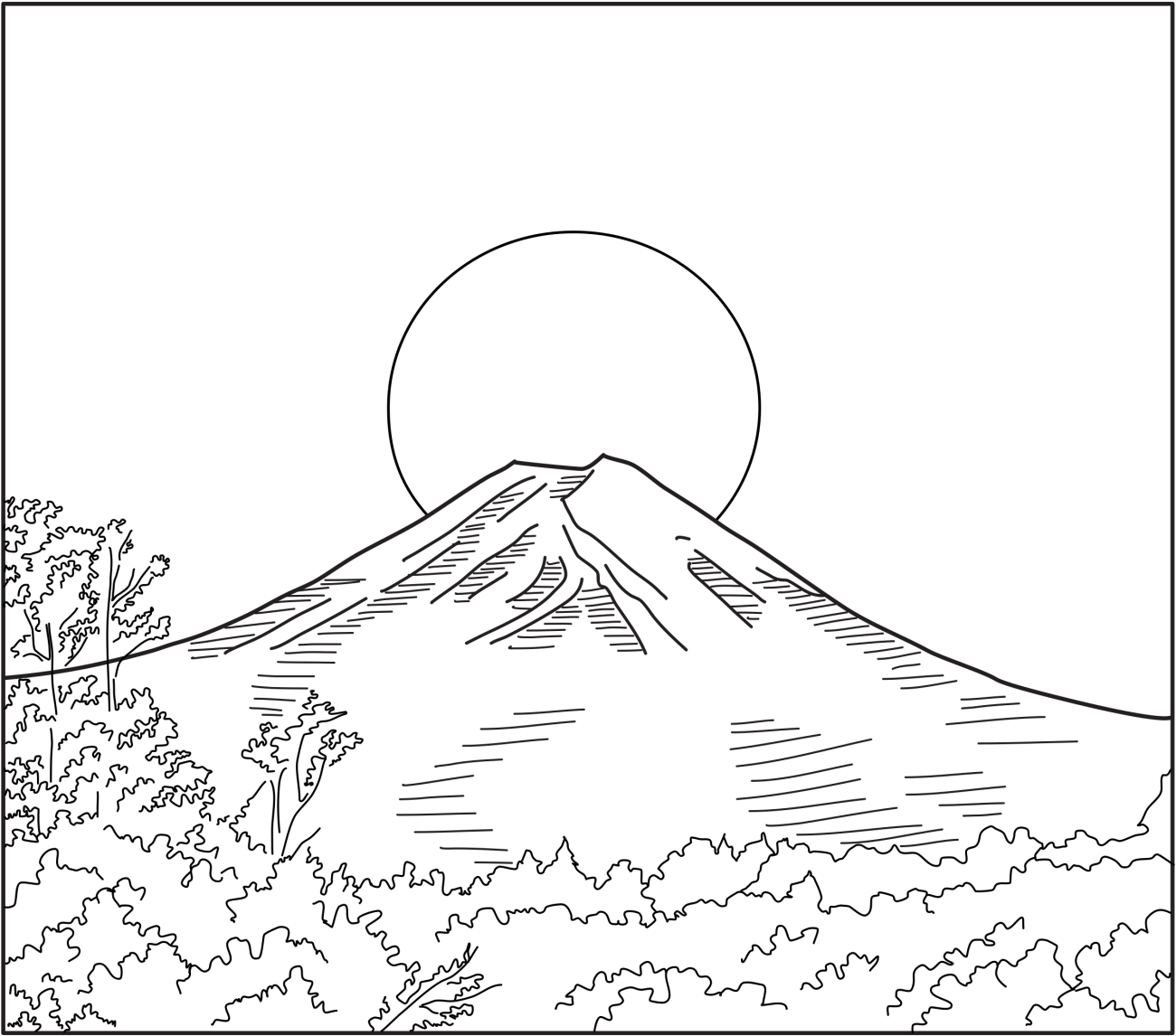 Mount Fuji Png 1300 X 1146