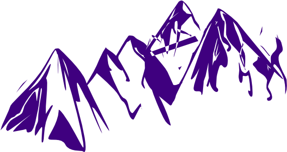 A Purple Silhouette Of A Woman