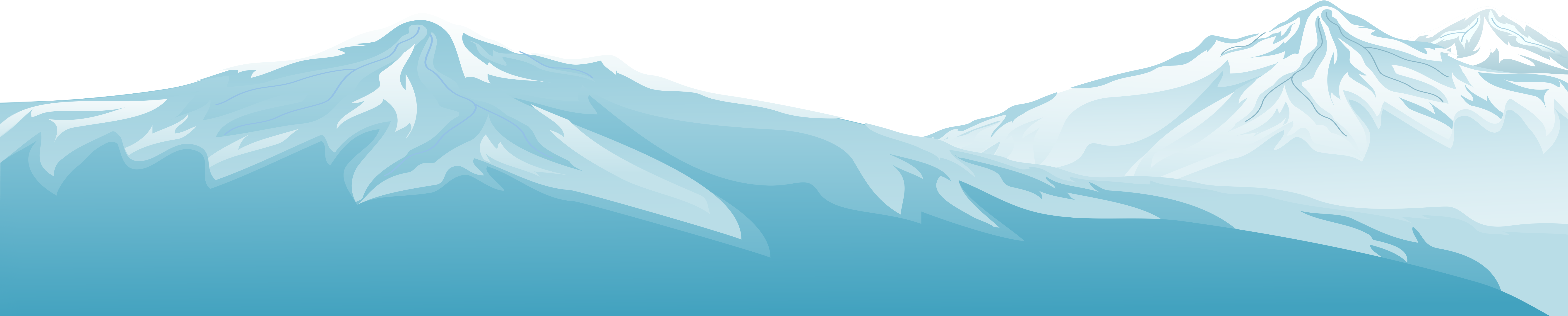 A Blue And White Iceberg