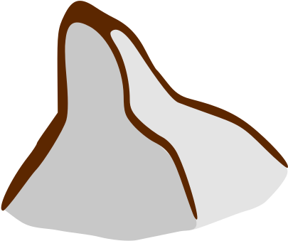 A White And Brown Object