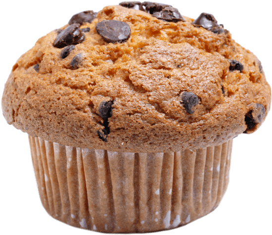 A Muffin With Chocolate Chips