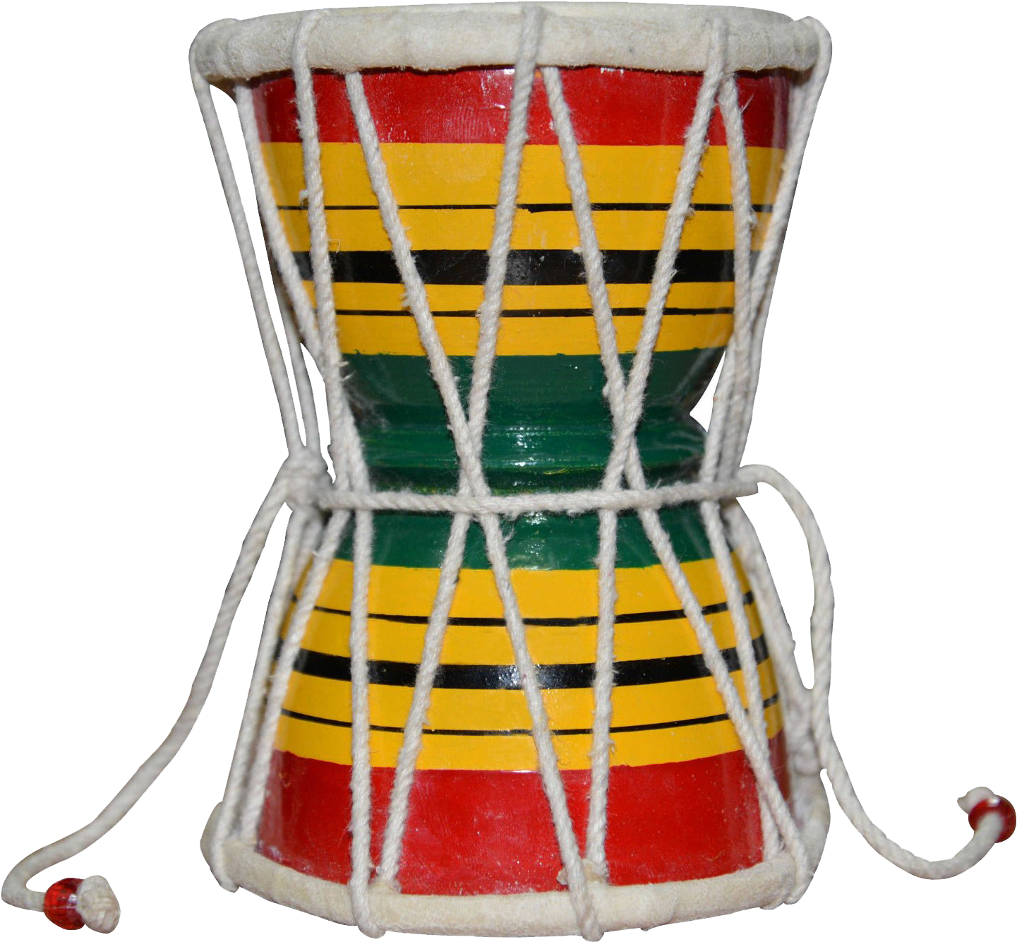 A Drum With White Ropes
