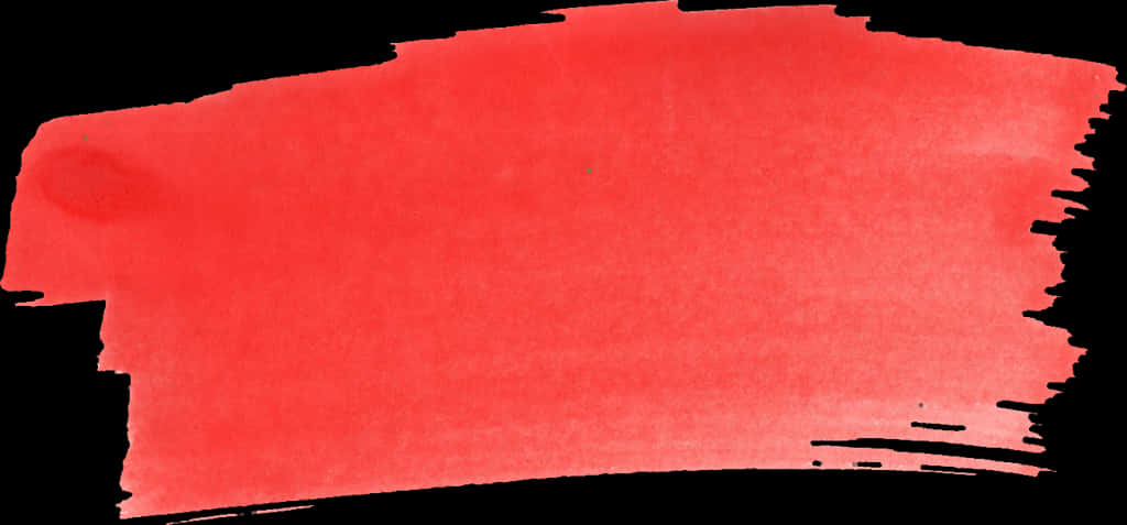 A Red Rectangular Object With Black Border