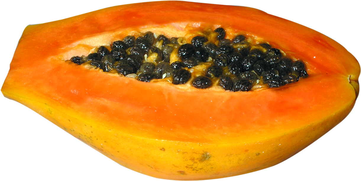 A Half Of A Papaya
