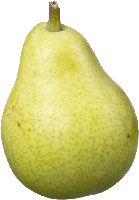 A Close Up Of A Pear