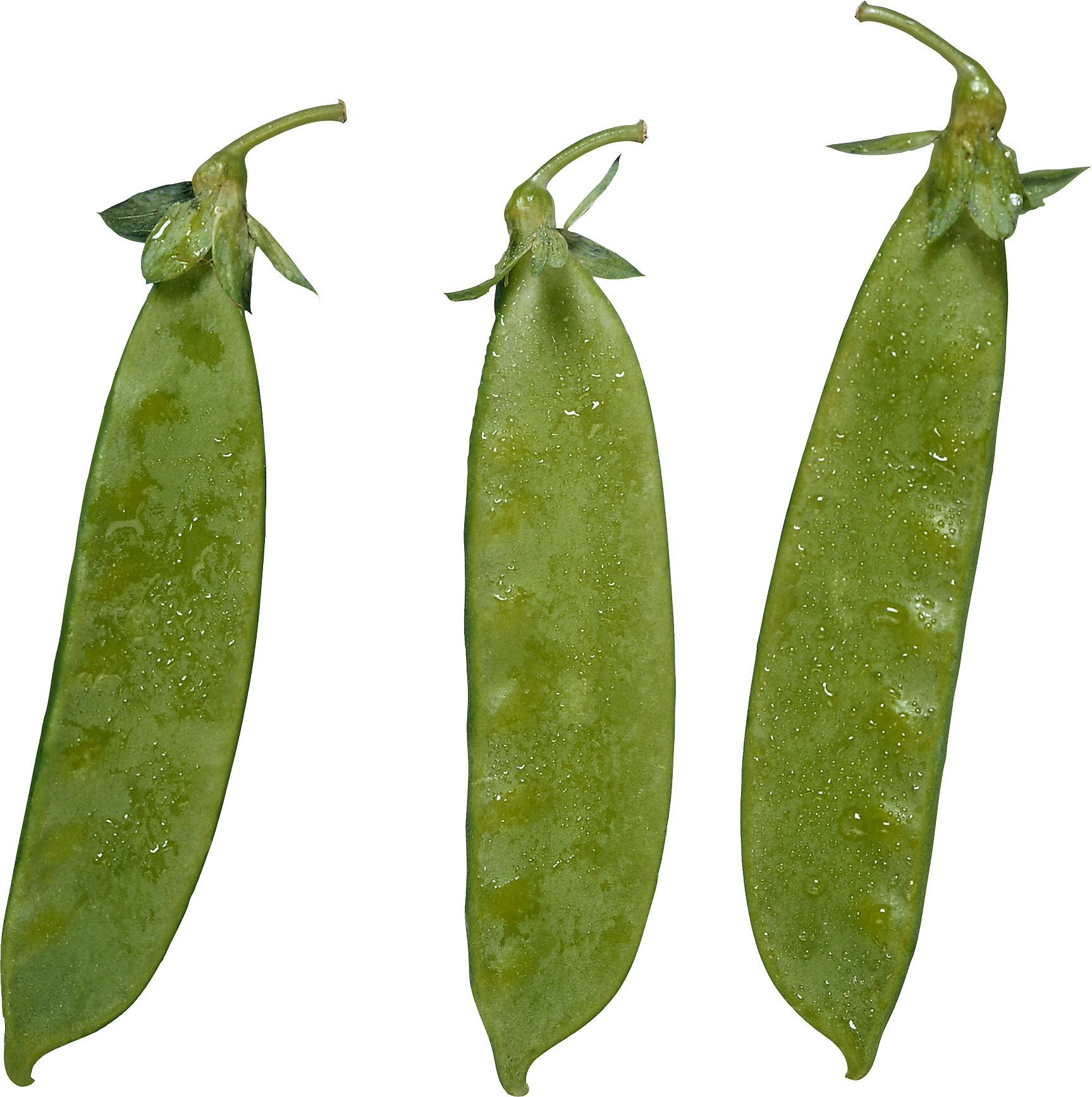A Group Of Peas On A Black Background