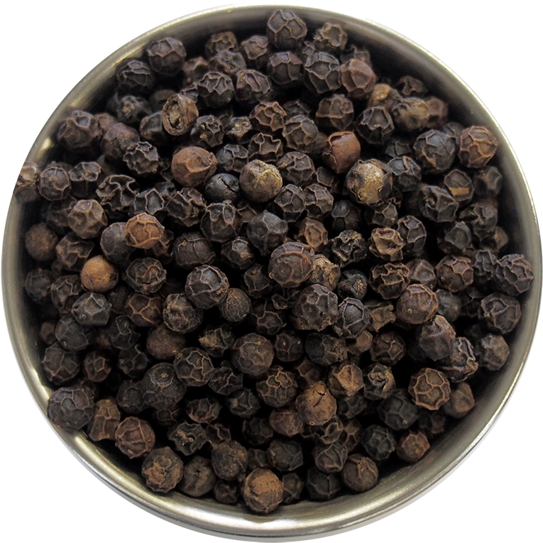 A Bowl Of Black Peppercorns