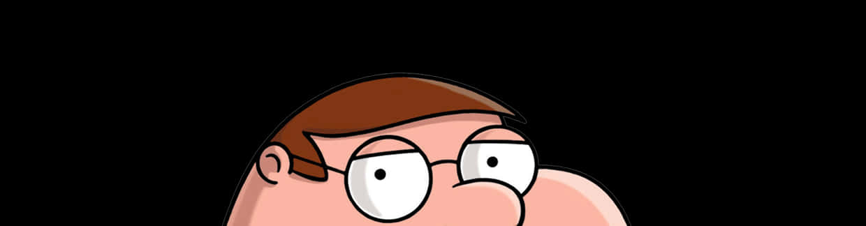 Cartoon Of A Man With Glasses