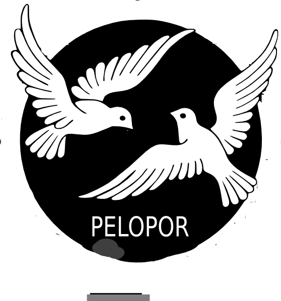 A Black And White Circle With Text
