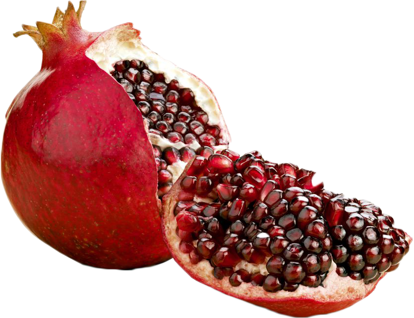 A Pomegranate With Seeds In It