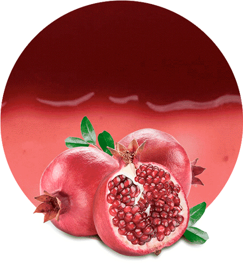A Pomegranate Cut In Half
