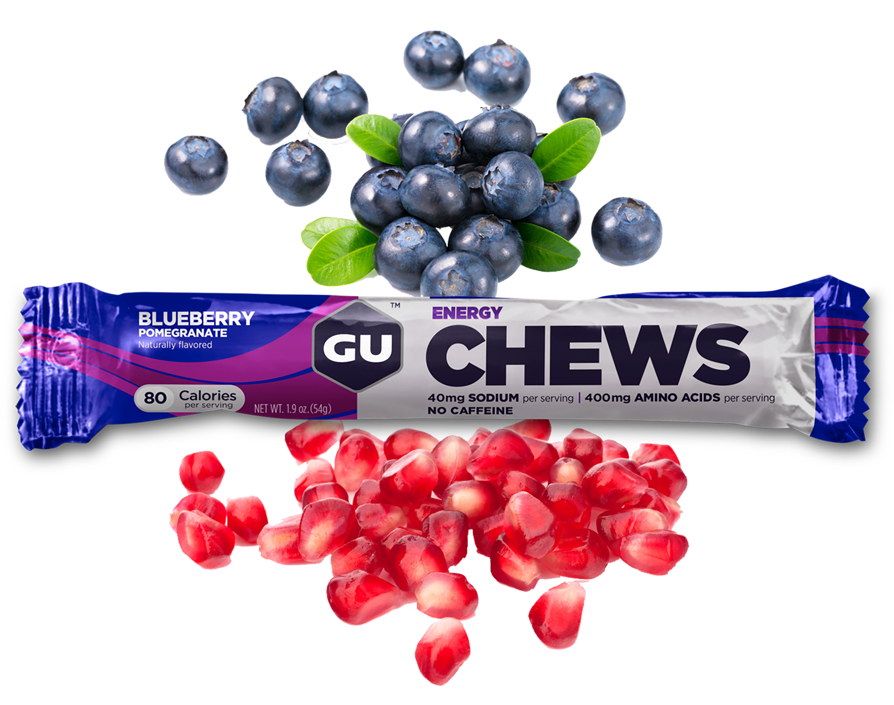 A Package Of Energy Chews And Berries