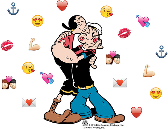 Cartoon Characters Kissing Each Other