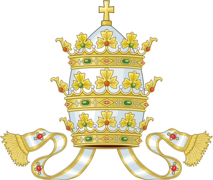 A Gold Crown With Gold And Green Stones