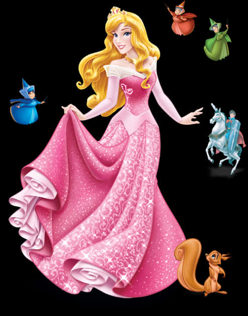 Disney Princess Aurora With Fairies