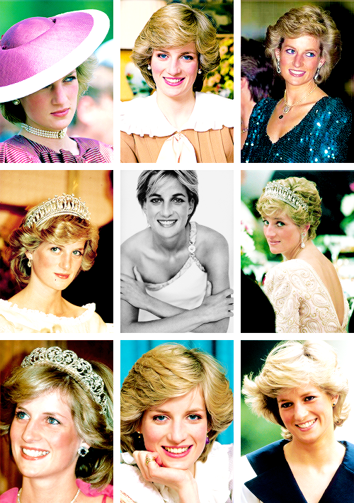 A Collage Of A Woman Wearing A Tiara