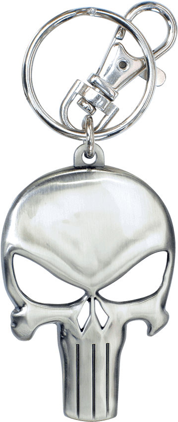 A Silver Alien Face Necklace