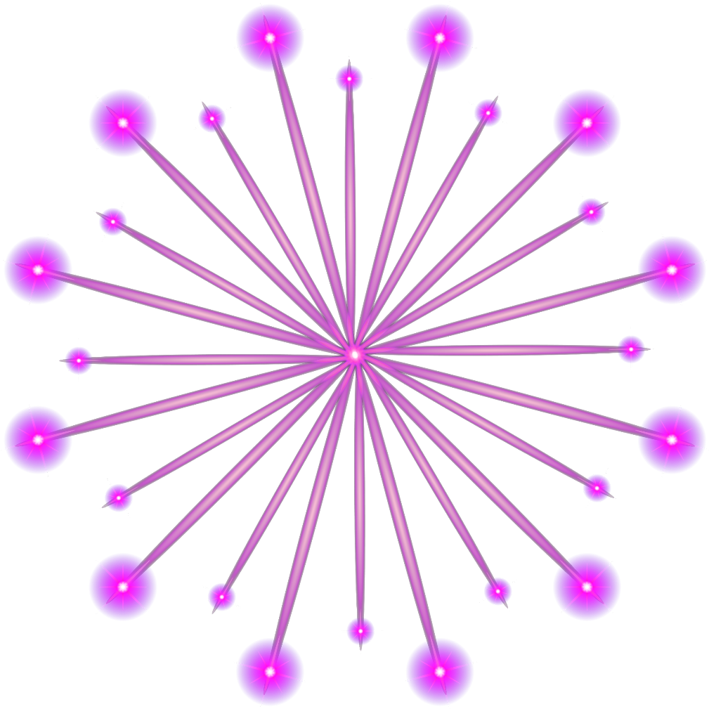 A Purple Fireworks In The Dark