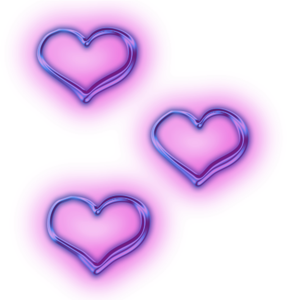 A Group Of Purple Hearts
