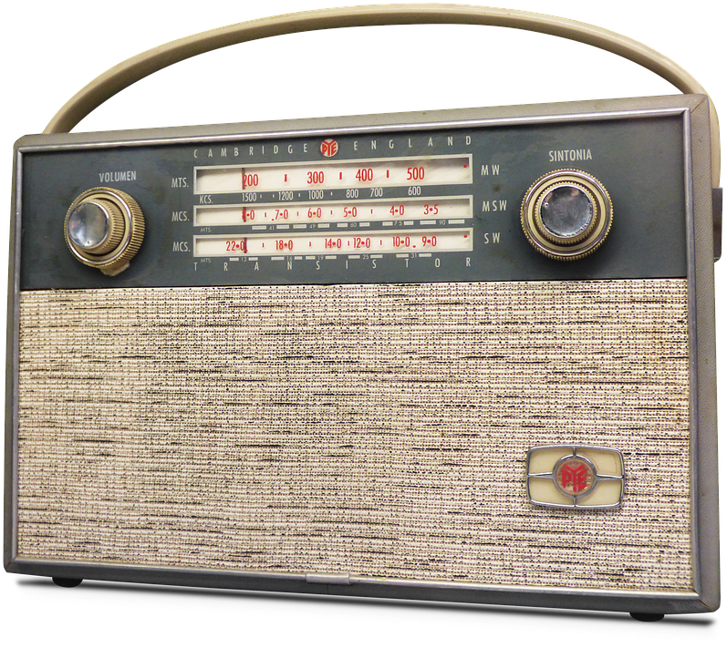 An Old Radio With Buttons And Dials