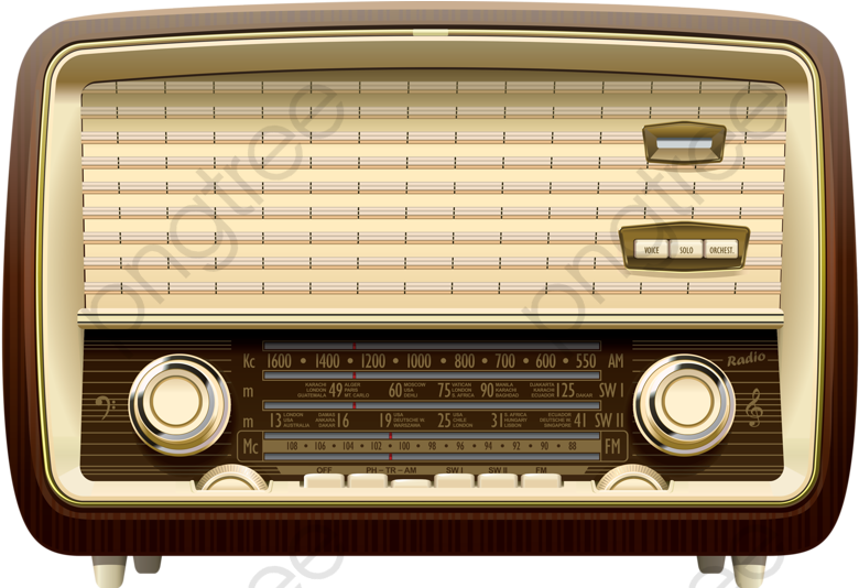 A Close Up Of A Radio