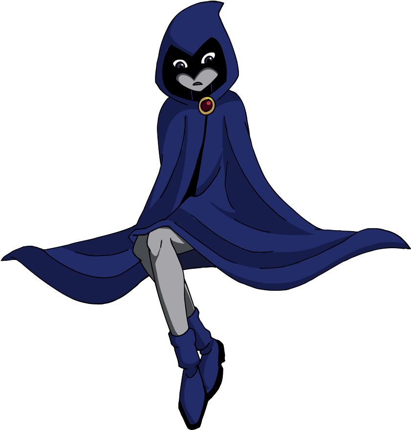 Cartoon Of A Woman Wearing A Blue Cape And Boots