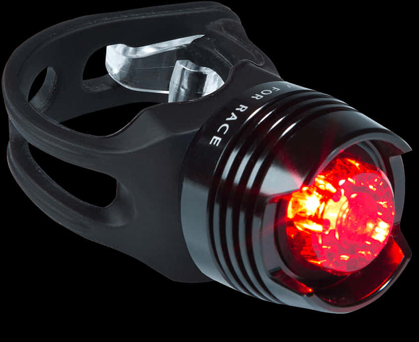 A Close Up Of A Bicycle Light
