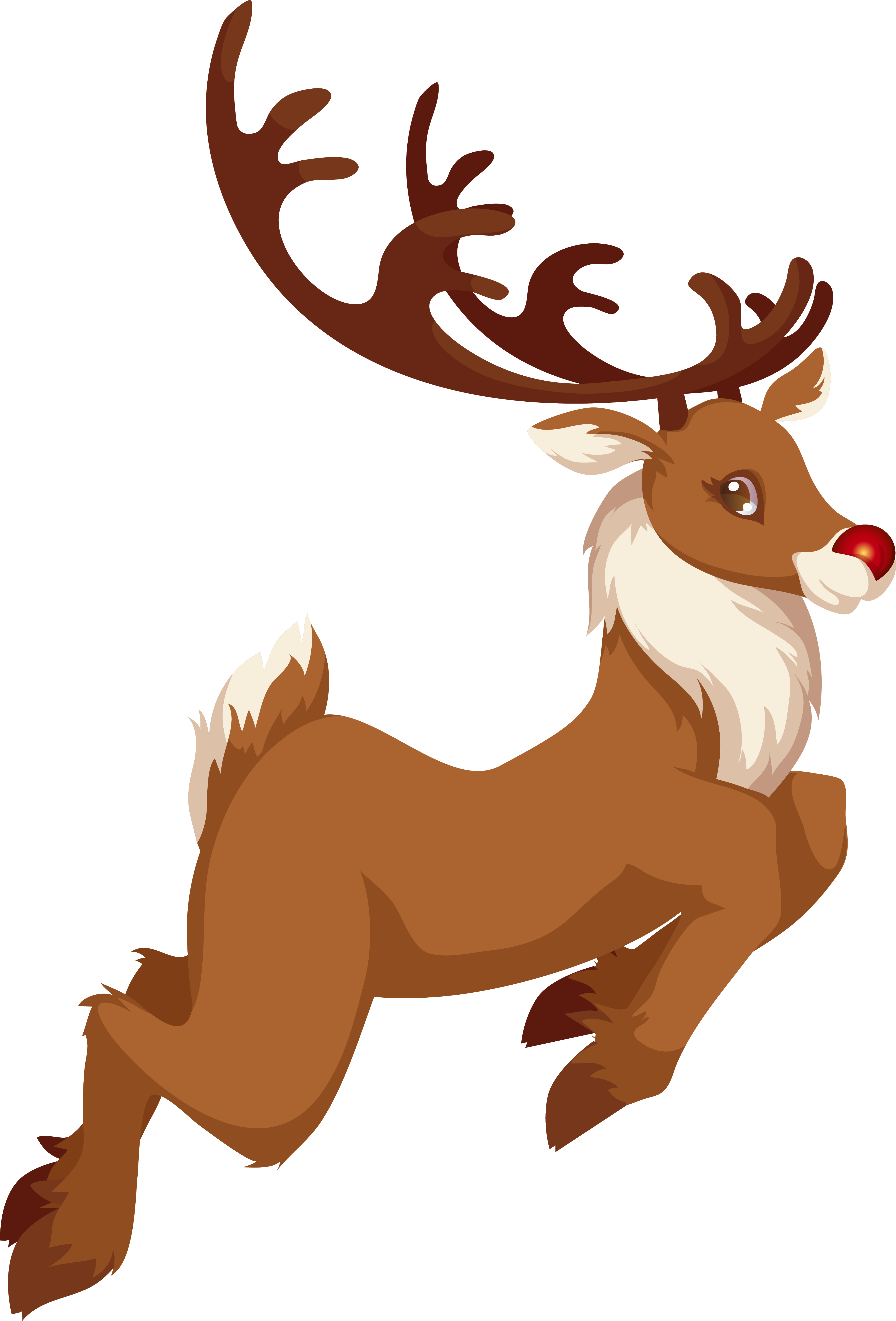 A Cartoon Of A Reindeer