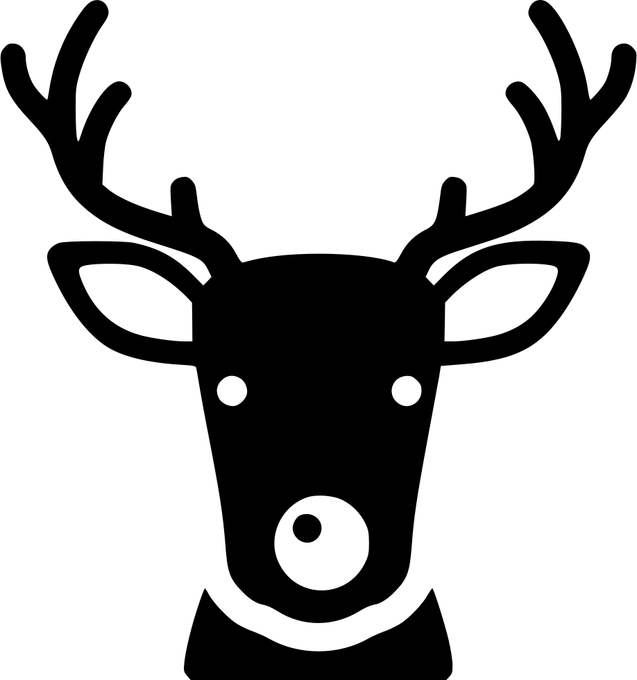 A Black And White Image Of A Deer
