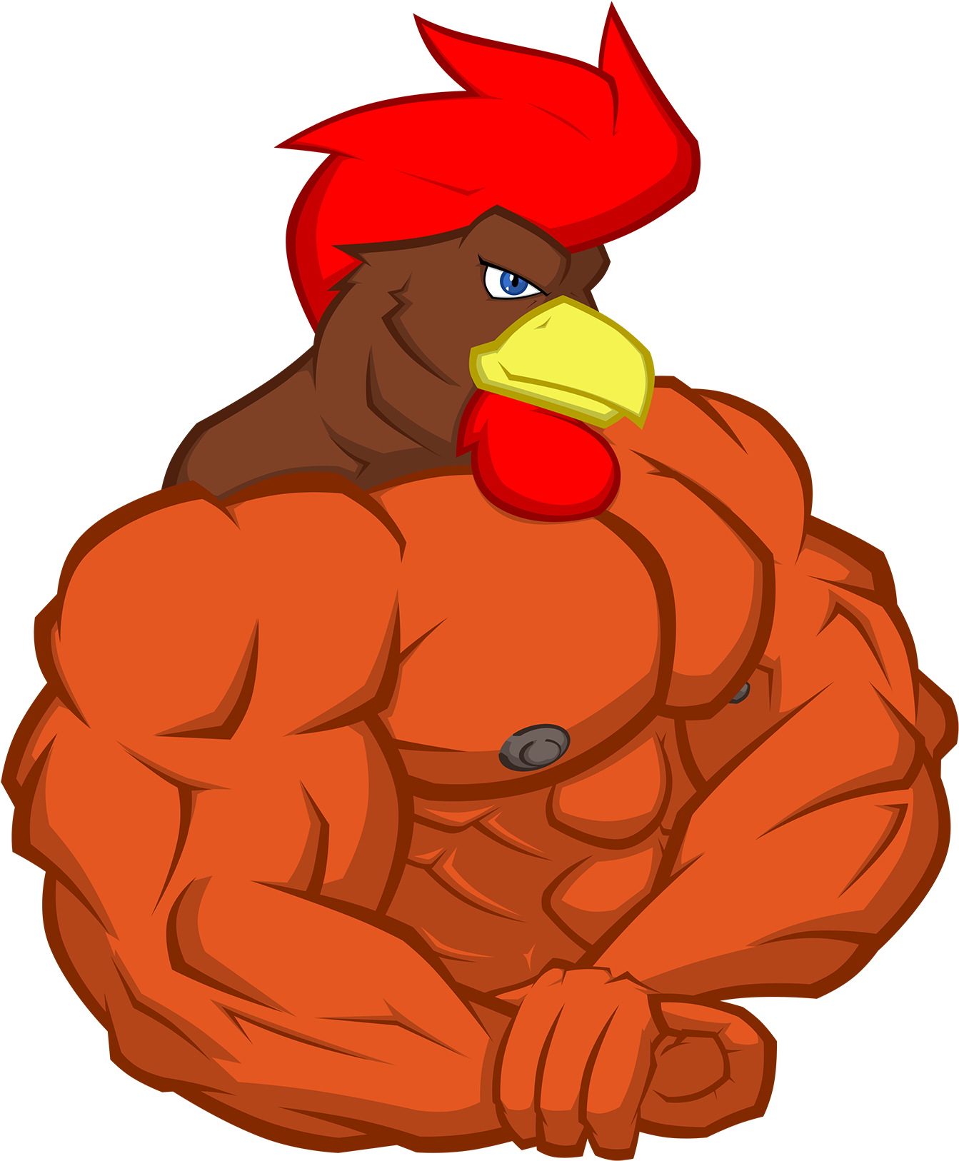 A Cartoon Of A Chicken