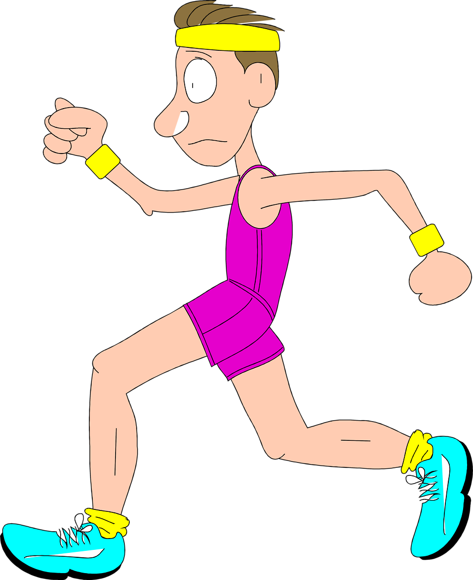 Cartoon Of A Man Running