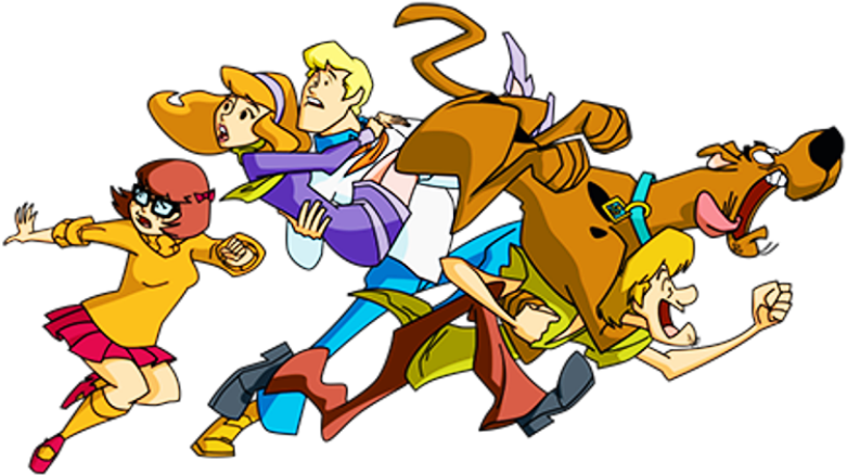 Cartoon Characters Running