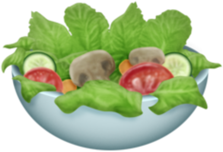 A Bowl Of Salad With Tomatoes And Cucumbers