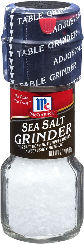 A Close Up Of A Jar Of Salt
