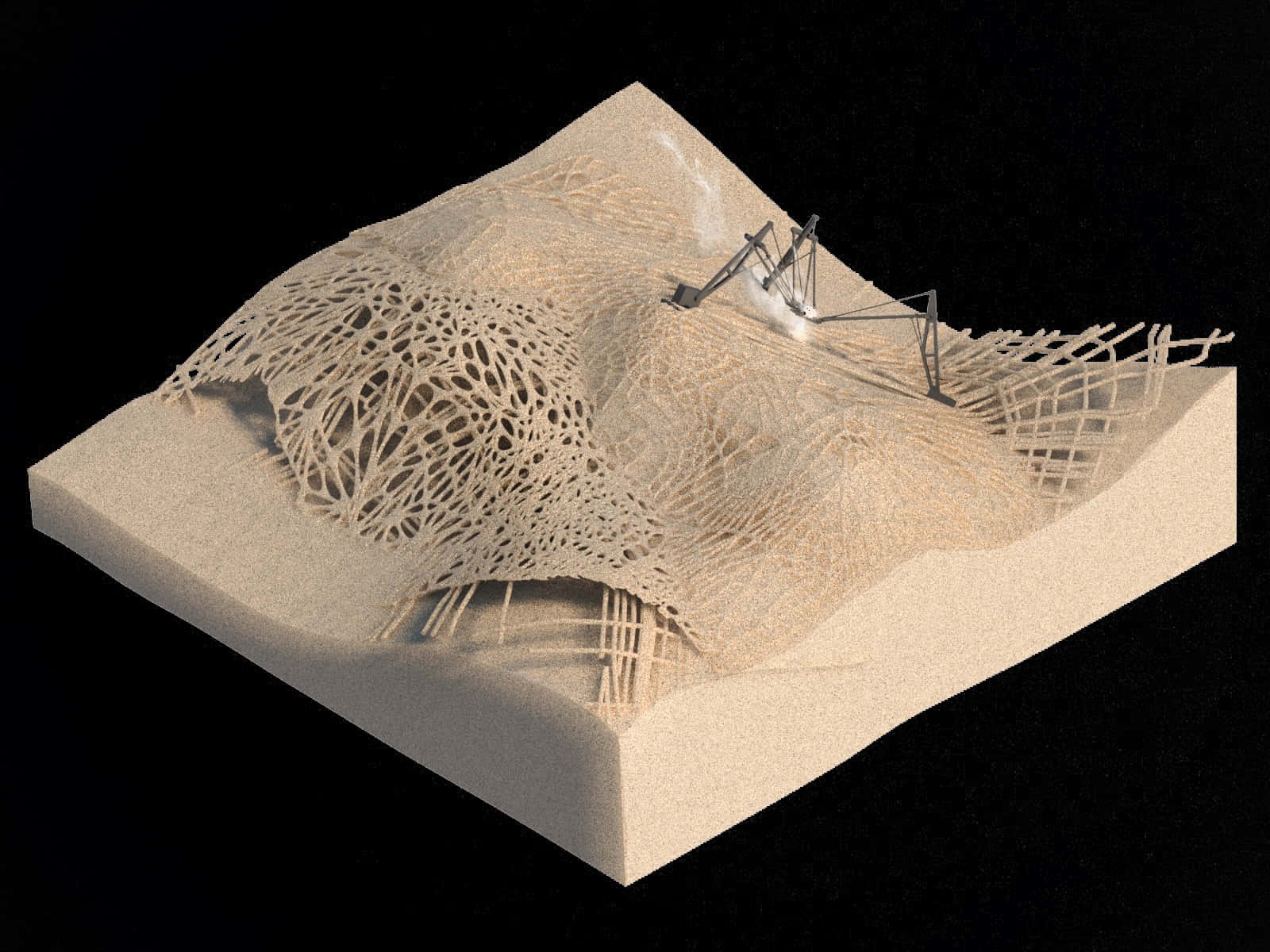 3d Sand Model