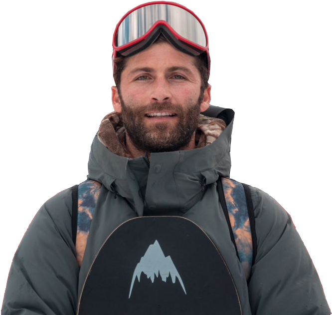 A Man Wearing A Snowboard And Goggles