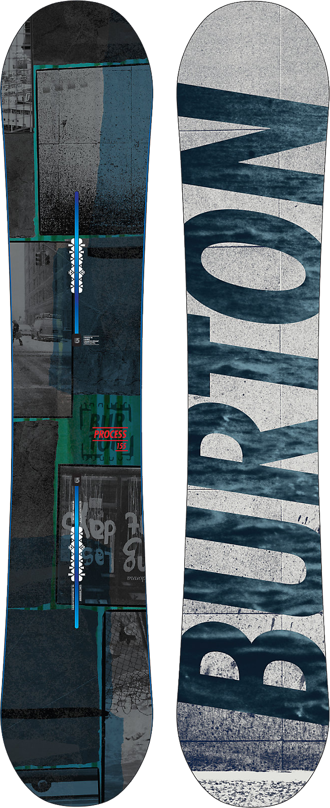 A Snowboard With A Design On It