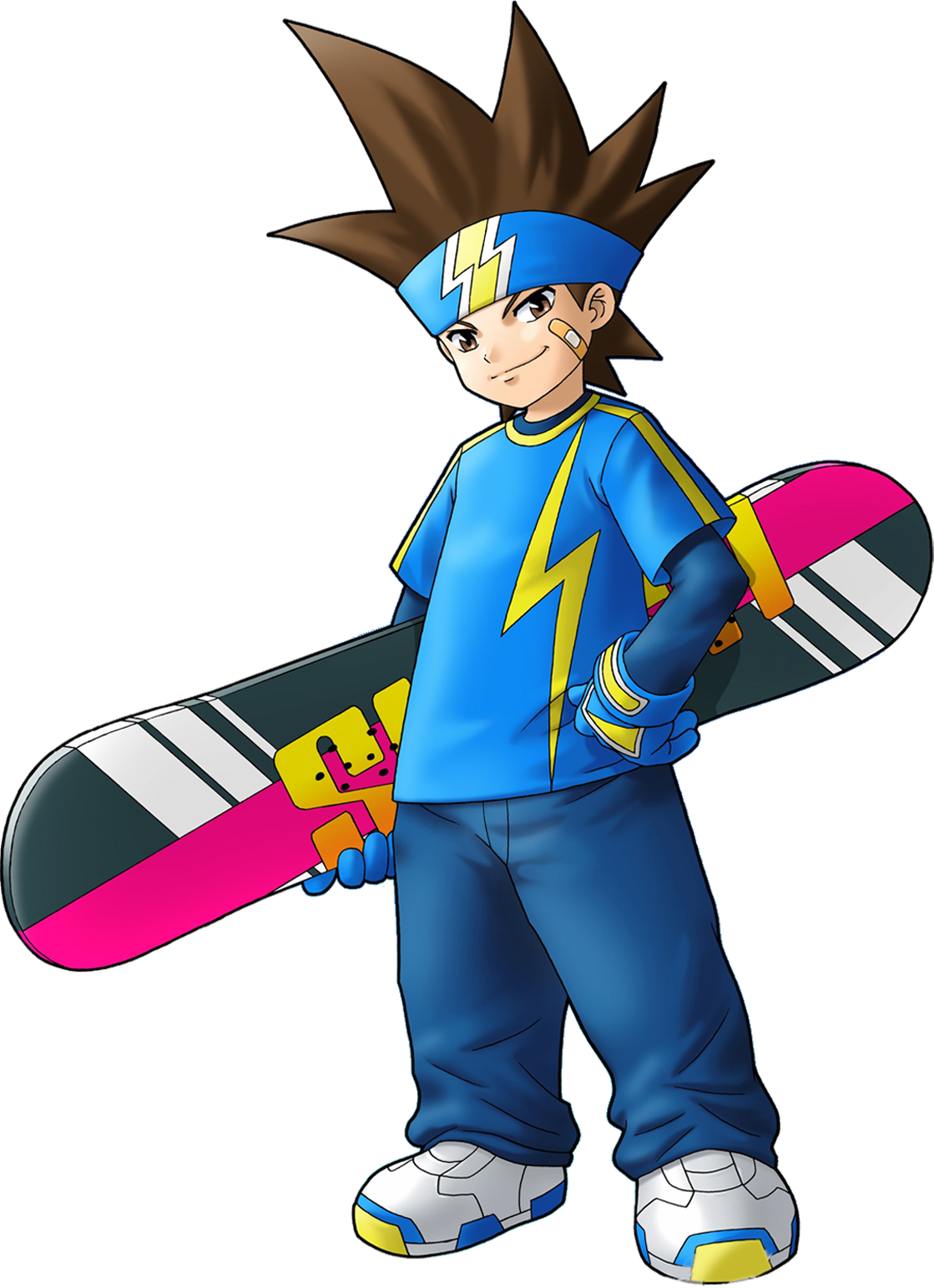 A Cartoon Of A Boy Holding A Skateboard