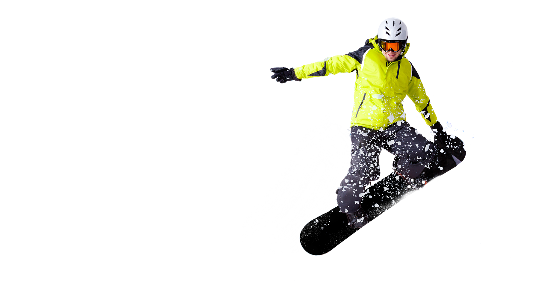 A Person In A Yellow Jacket And Helmet Jumping On A Ski
