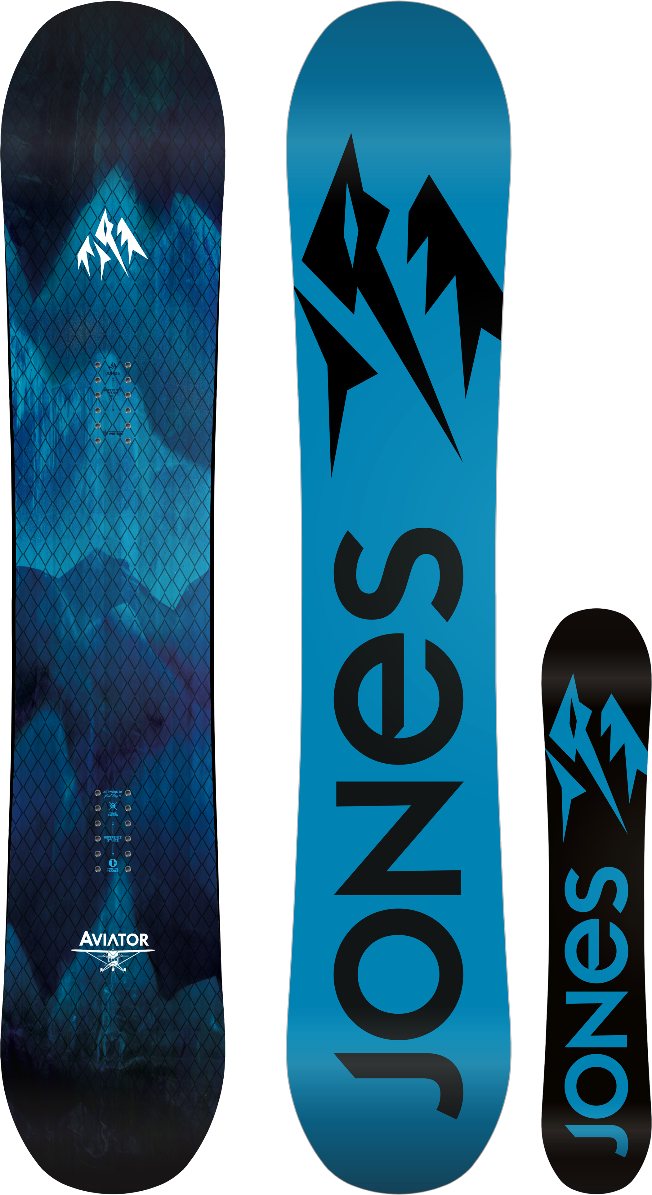 A Snowboard With A Design On It