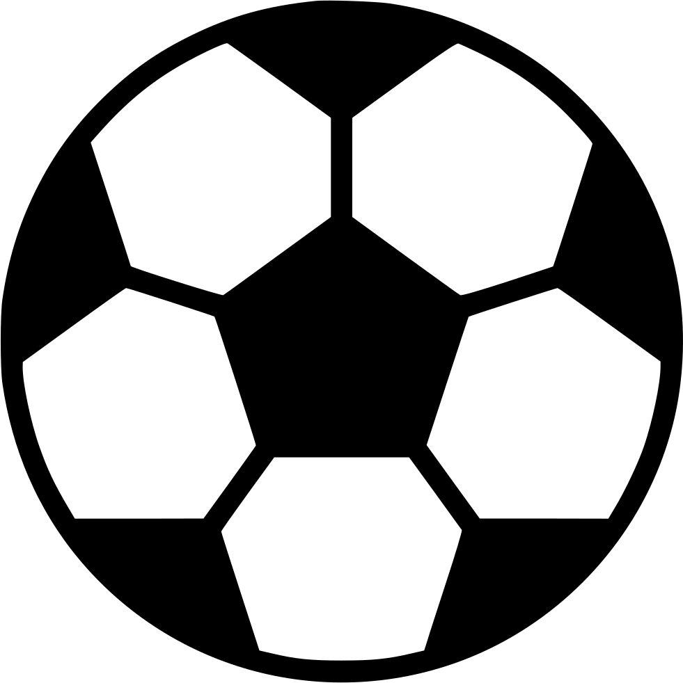 A Black And White Image Of A Football Ball