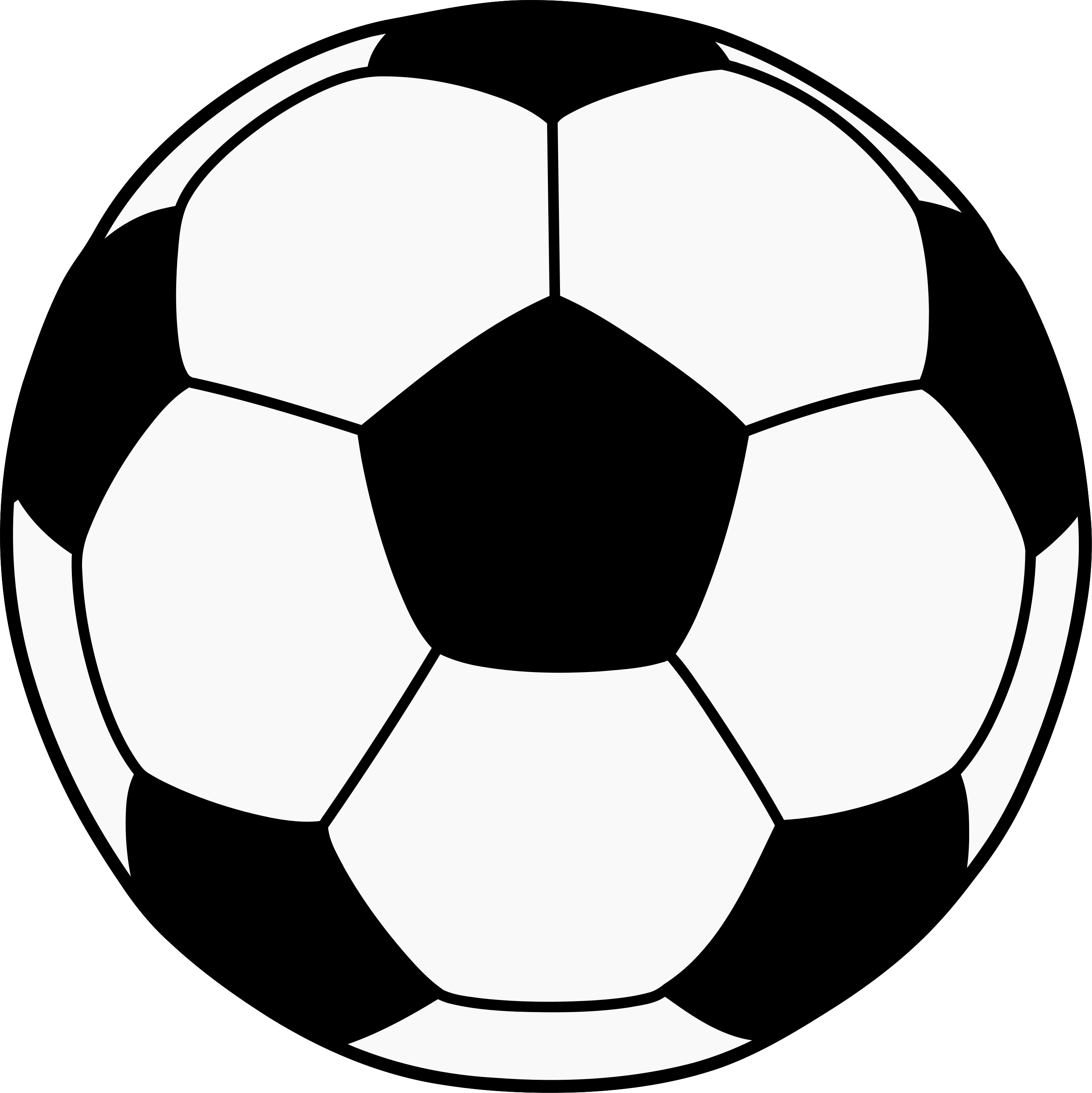 A Black And White Football Ball