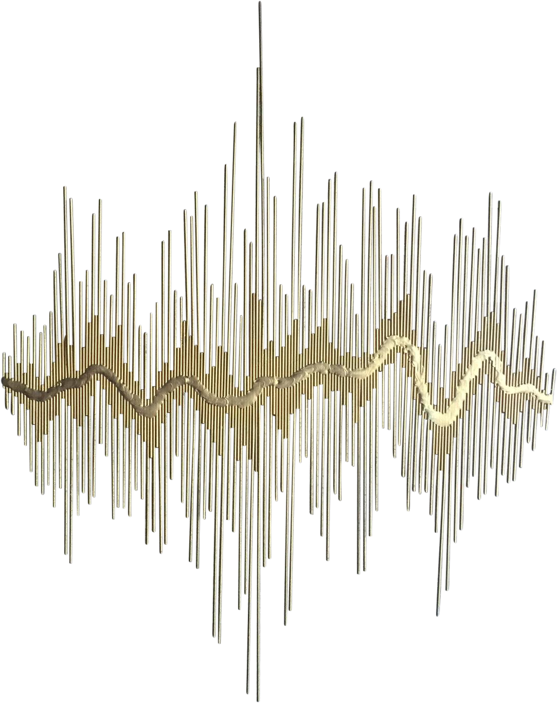 A Sound Waveform With Lines