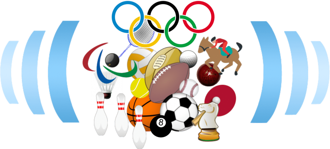 A Group Of Sports Objects