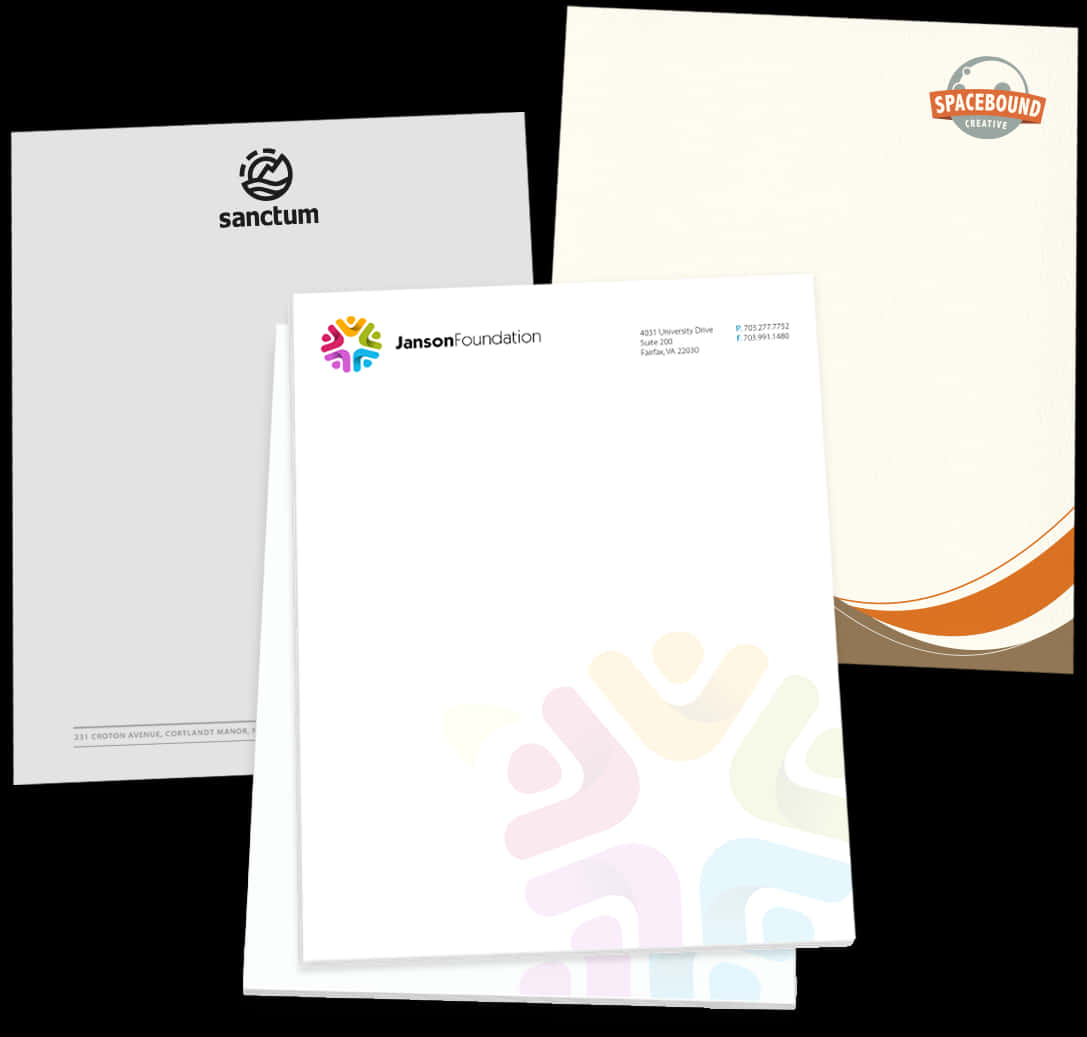 Several White Envelopes With Different Designs
