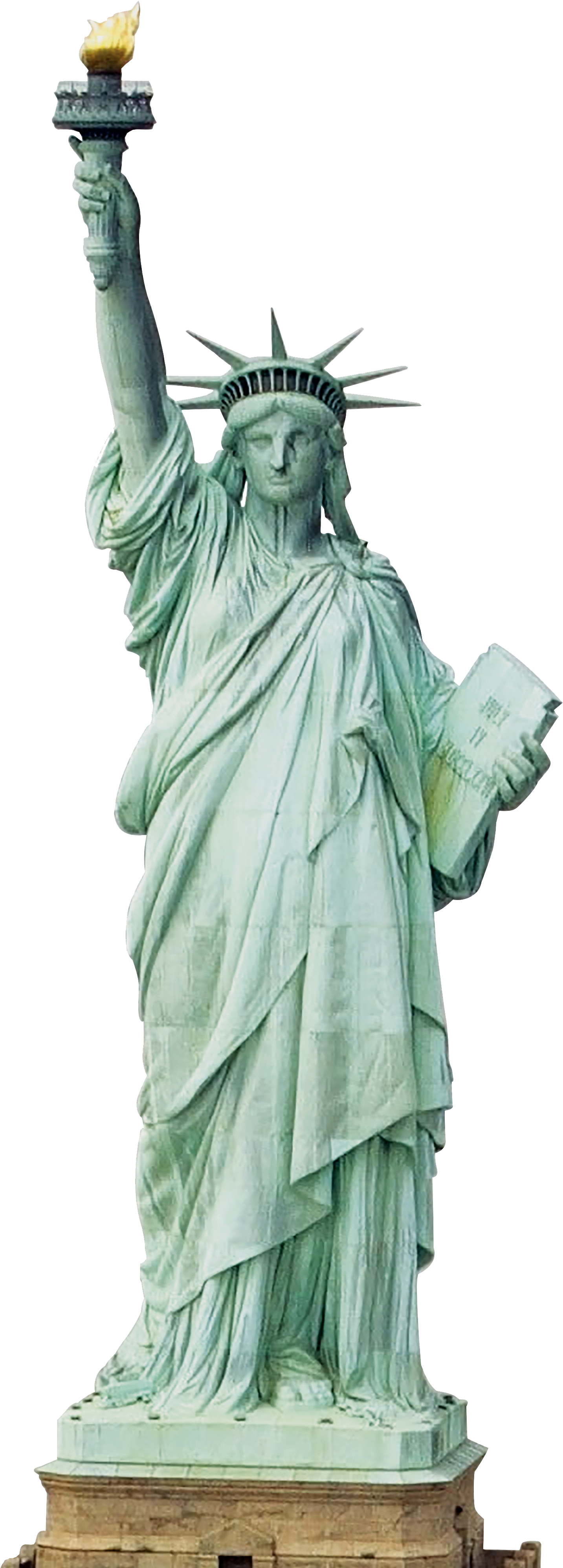 A Statue Of A Woman Holding A Book