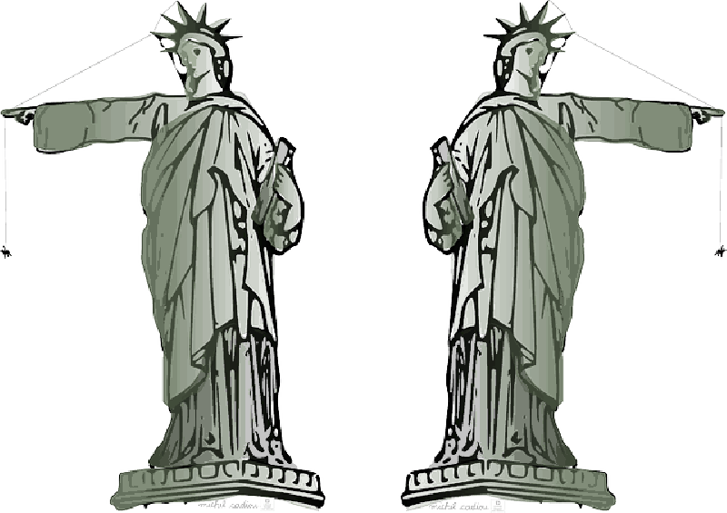 A Statue Of Liberty With A Crown On It