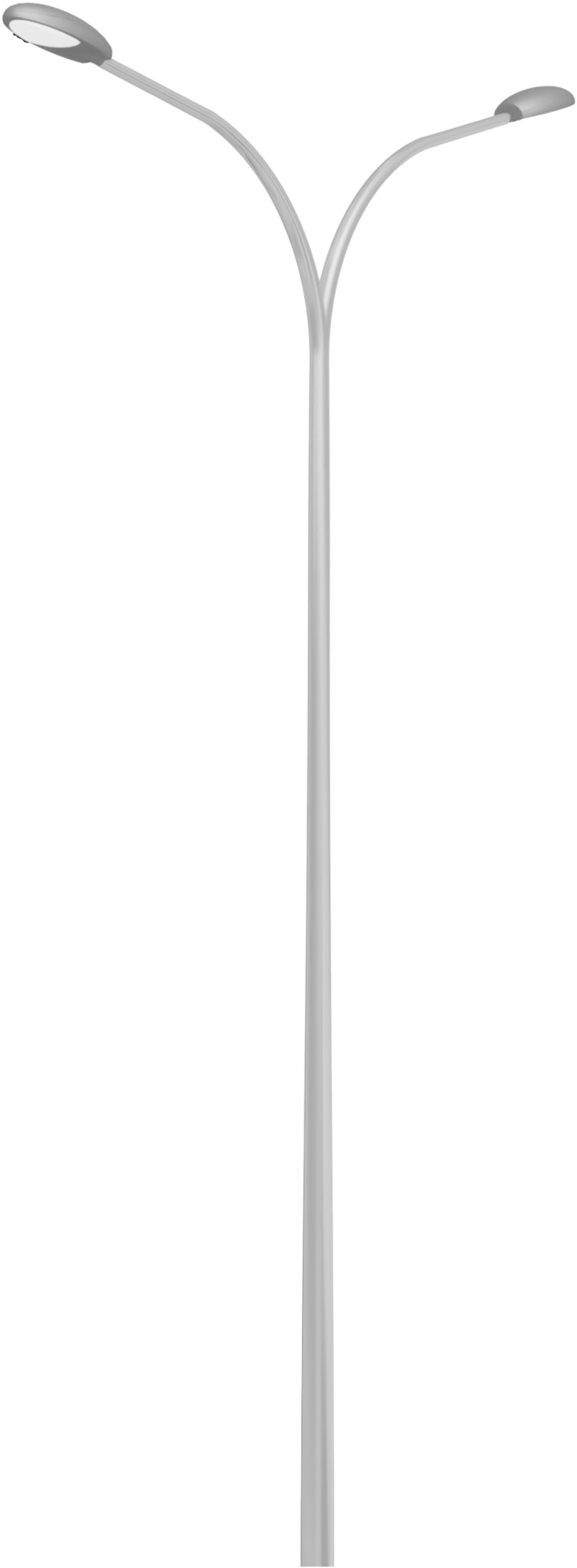 A White Pole With A Black Background