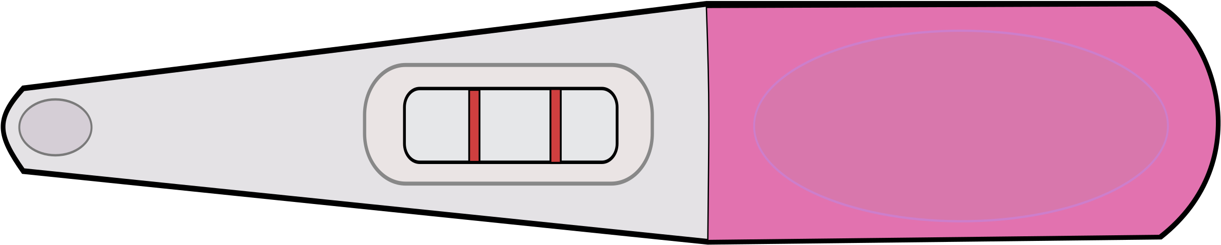 A Close Up Of A Pregnancy Test