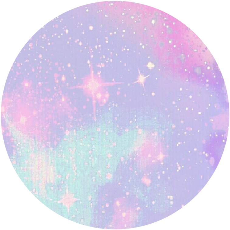 A Circular Image Of Stars And A Black Background